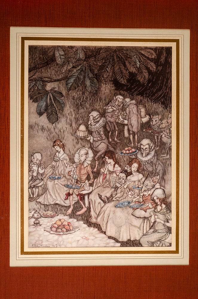 Item #05056 "The fairies sit round on mushrooms, and at first they are well behaved" Arthur RACKHAM, J. M. BARRIE.