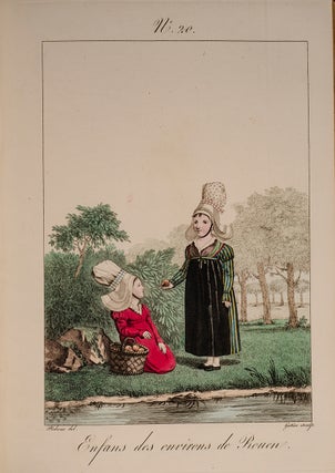 Item #05065 Costumes des femmes du Pays de Caux. Louis Marie LANTÉ, George Jacques GATINE
