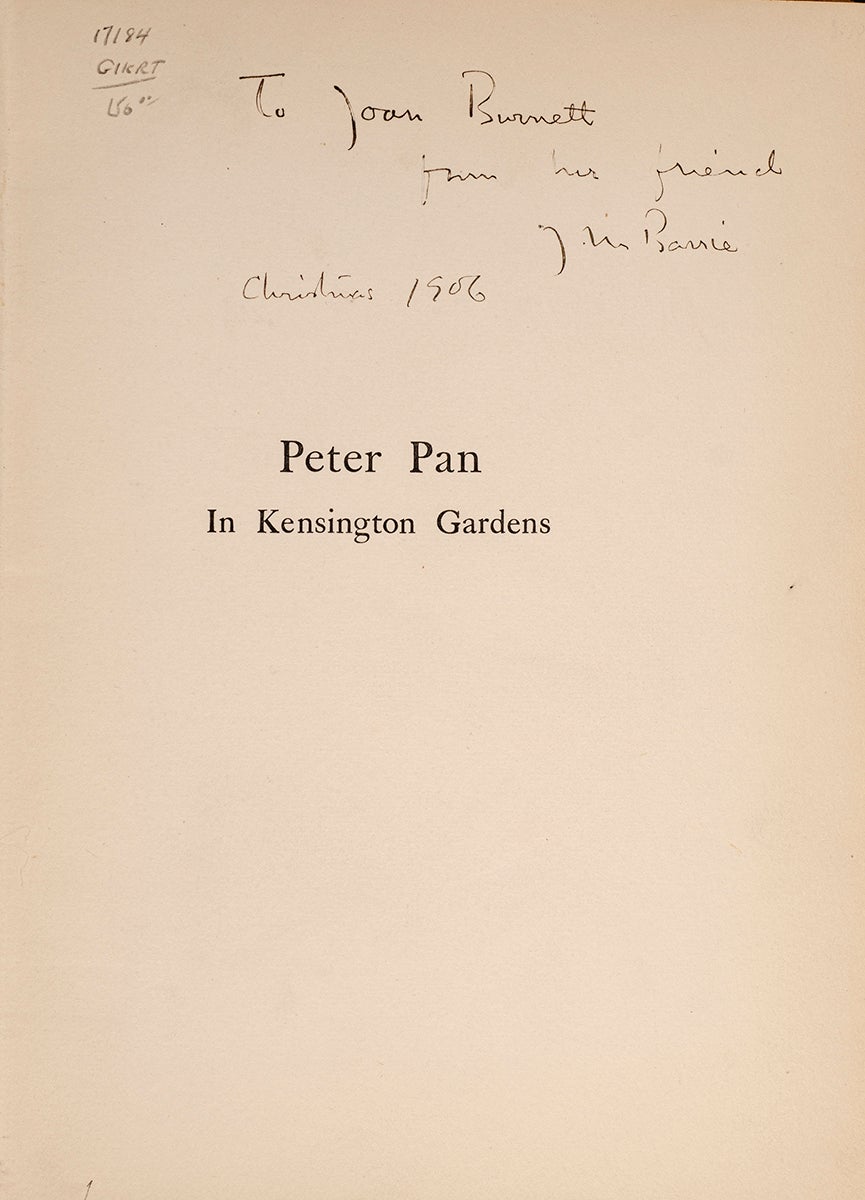 RACKHAM, Arthur; BARRIE, J.M. - Peter Pan in Kensington Gardens