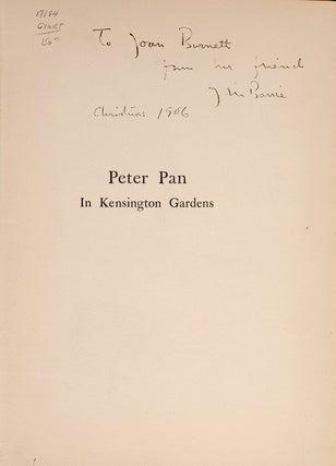 Item #05066 Peter Pan in Kensington Gardens. Arthur RACKHAM, J. M. BARRIE