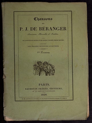 Chansons de P.J. Béranger Anciennes, Nouvelles et Inédites,