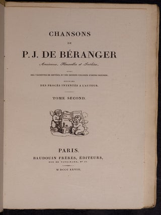 Chansons de P.J. Béranger Anciennes, Nouvelles et Inédites,