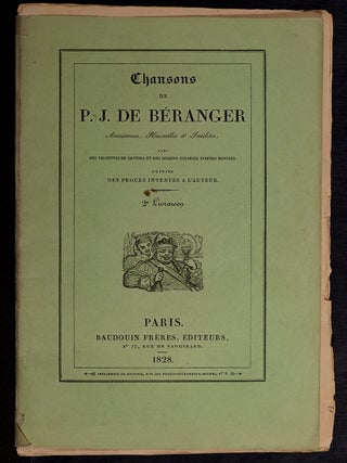 Chansons de P.J. Béranger Anciennes, Nouvelles et Inédites,
