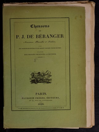 Chansons de P.J. Béranger Anciennes, Nouvelles et Inédites,