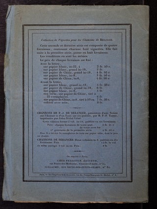 Chansons de P.J. Béranger Anciennes, Nouvelles et Inédites,