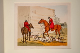 Set of Six Plates on Fox Hunting, A