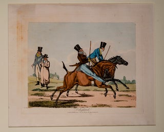 Item #05105 Set of Six Plates on Horse Riding, A. Henry ALKEN