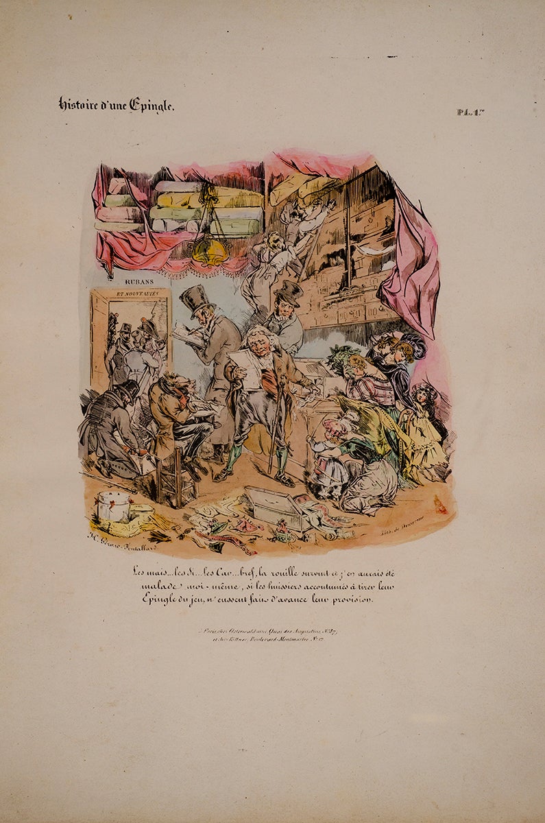 FONTALLARD, Henri-Grard, illustrator; DUCARME, lithographer - Histoire D'Une pingle Par Elle Mme