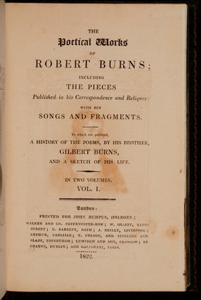 Poetical Works of Robert Burns; The
