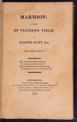 Marmion: A Tale of Flodden Field…
