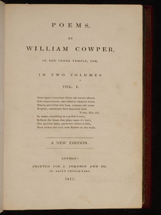 Poems by William Cowper,