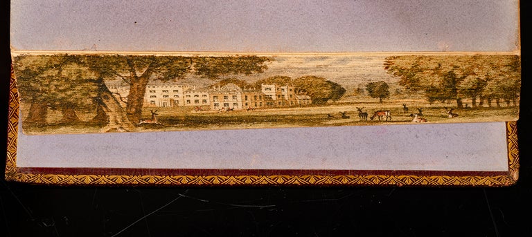 Item #05174 Essays in Rhyme on Morals and Manners. FORE-EDGE PAINTING, TAYLOR, binders HESSEY, Jane TAYLOR.