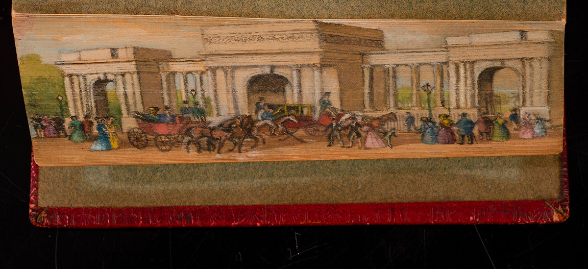 FORE-EDGE PAINTING; GAY, John; COLLINS, William - Fables