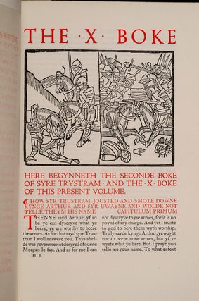 Noble & Joyous Boke Entytled Le Morte Darthur, The. Notwythstondyng it treateth of the byrth lyf and actes of the sayd Kynge Arthur: of his noble knyghtes of the Rounde Table, theyr merveyllous enquestes & adventures,