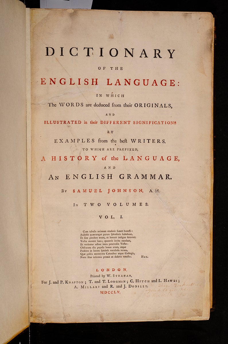 Dictionary of the English Language, A. | Samuel JOHNSON