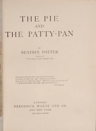 Pie and the Patty-Pan, The