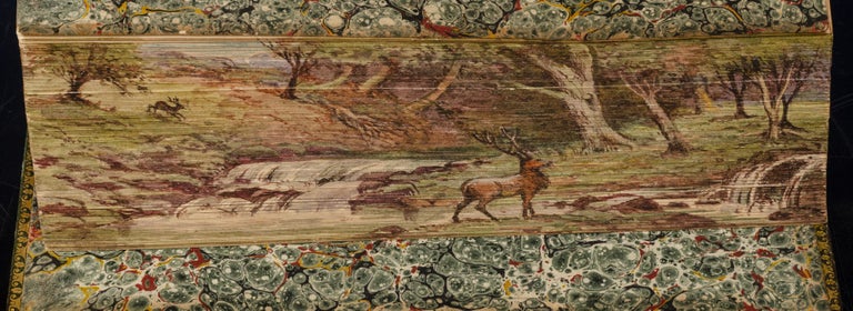 Item #05218 Miscellaneous Poems. FORE-EDGE PAINTING, Sir Walter SCOTT.