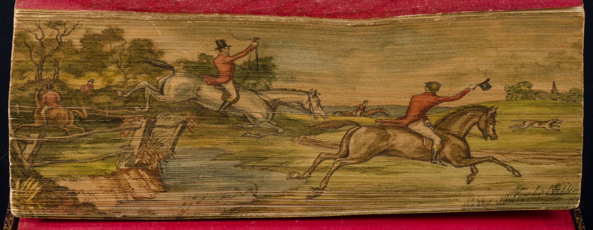FORE-EDGE PAINTING; YOUNG, Lyman; SOUTHEY, Robert; WHITE, Henry Kirke - Remains of Henry Kirke White, of Nottingham, the