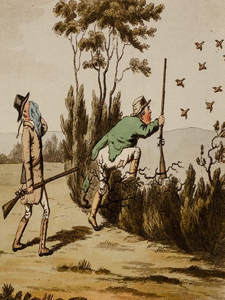 Item #05233 Eight Representations of Shooting. Sir Robert FRANKLAND