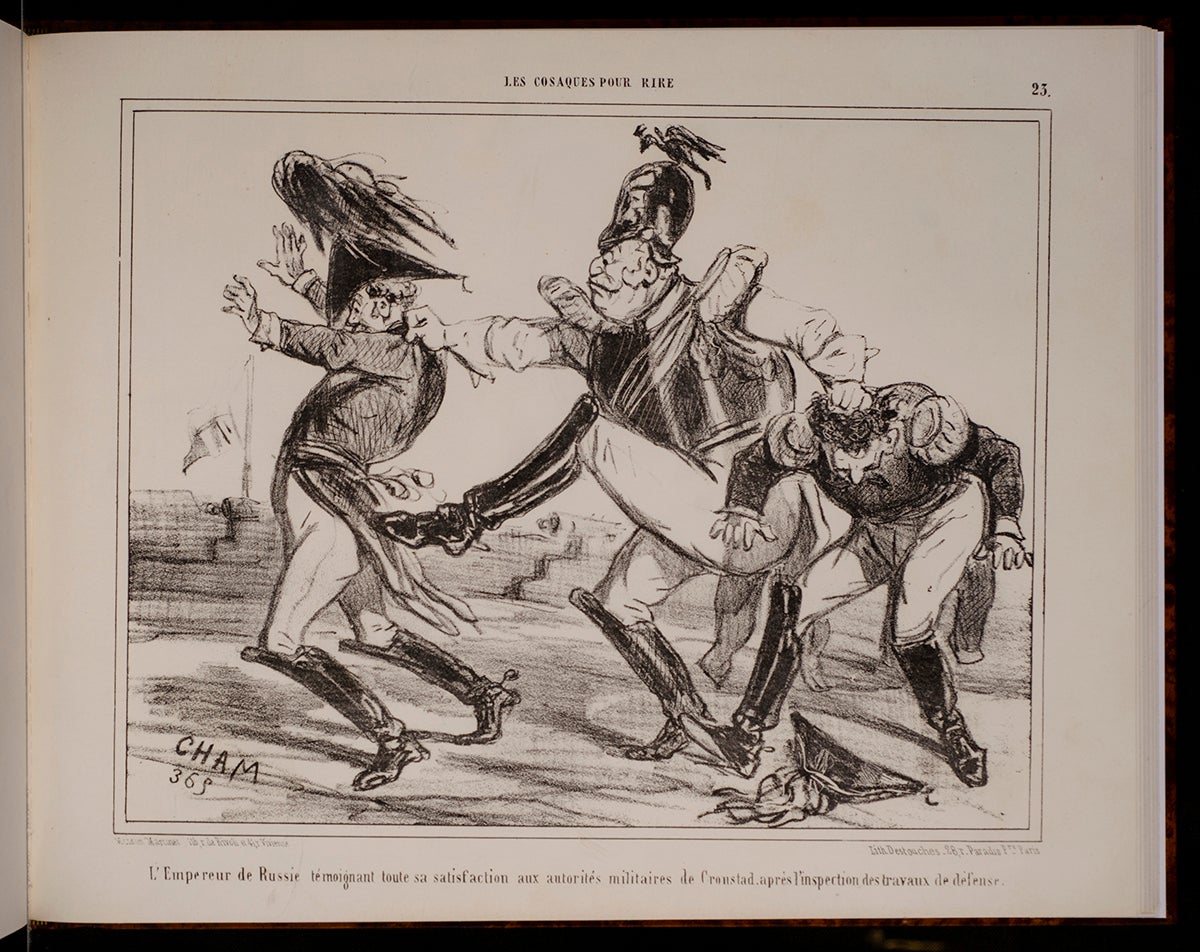 Album des Charges du Jour and Les Cosaques pour rire | Honoré DAUMIER ...