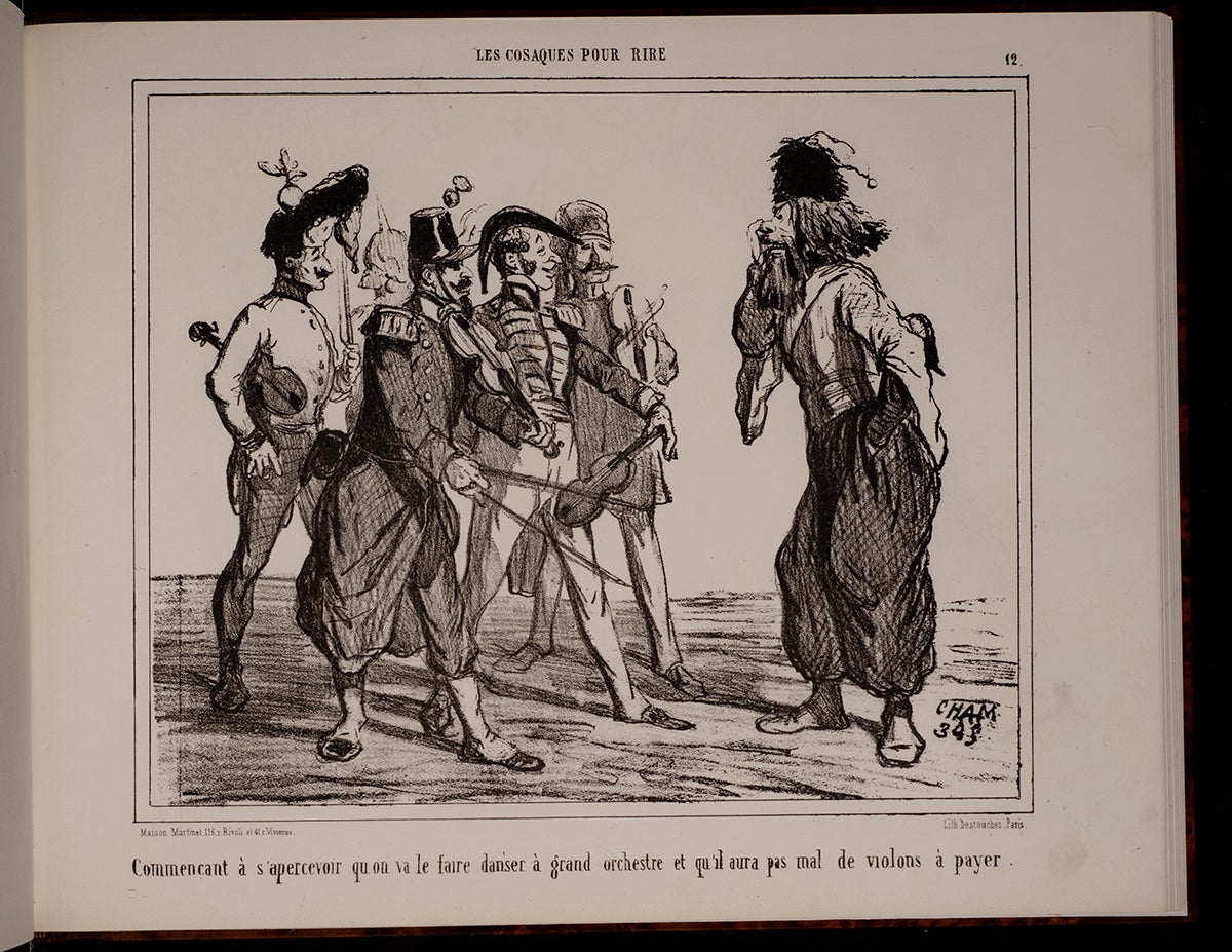 Album des Charges du Jour and Les Cosaques pour rire | Honoré DAUMIER ...