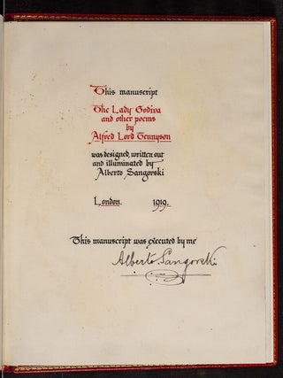Lady Godiva and Other Poems, The
