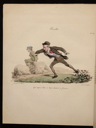 Proverbes et Bons Mots Mis en Action, d'après les Moeurs Populaires;