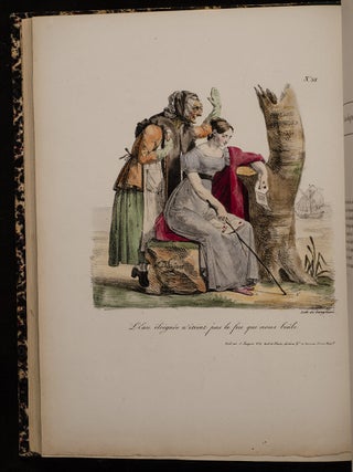 Proverbes et Bons Mots Mis en Action, d'après les Moeurs Populaires;