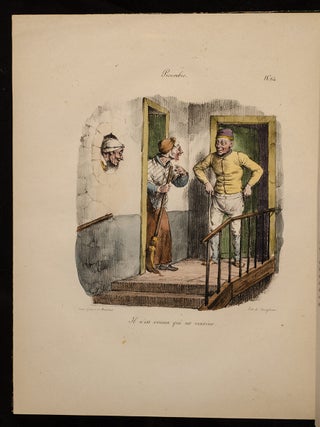 Proverbes et Bons Mots Mis en Action, d'après les Moeurs Populaires;