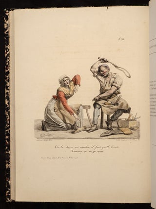 Proverbes et Bons Mots Mis en Action, d'après les Moeurs Populaires;