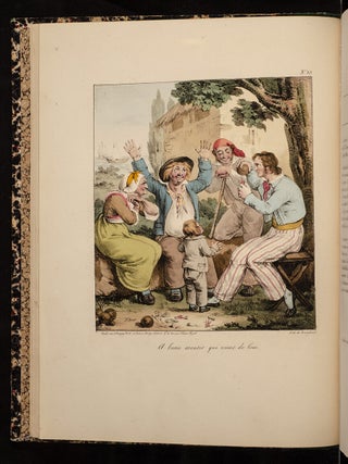 Proverbes et Bons Mots Mis en Action, d'après les Moeurs Populaires;