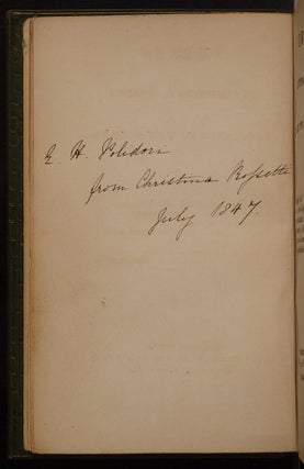 Verses by Christina G. Rossetti