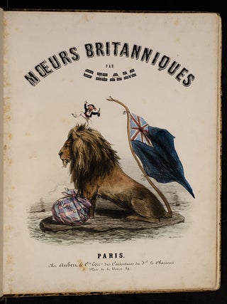 Item #05311 Mœurs Britanniques. CHAM, Amédée de Noé