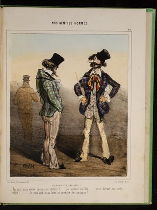 Item #05327 Nos Gentils Hommes a Gout. CHAM, Amédée de Noé