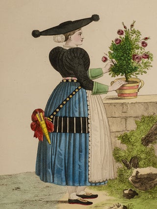 Item #05350 Costumes des femmes de Hambourg, du Tyrol, de la Hollande, Louis Marie LANTÉ,...