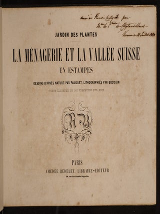 Jardin des Plantes: La M&eacute;nagerie et la Vall&eacute;e Suisse
