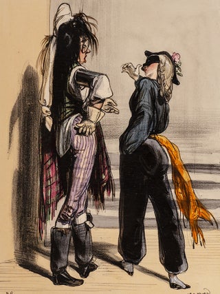 Item #05386 Les Débardeurs. Paul GAVARNI, Guillaume Sulpice Chevallier