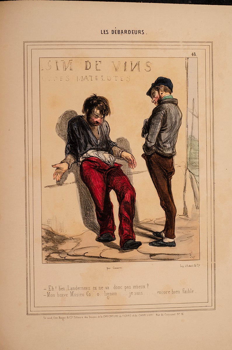 GAVARNI, Paul; [pseudonym of Guillaume Sulpice Chevallier] - Les Dbardeurs