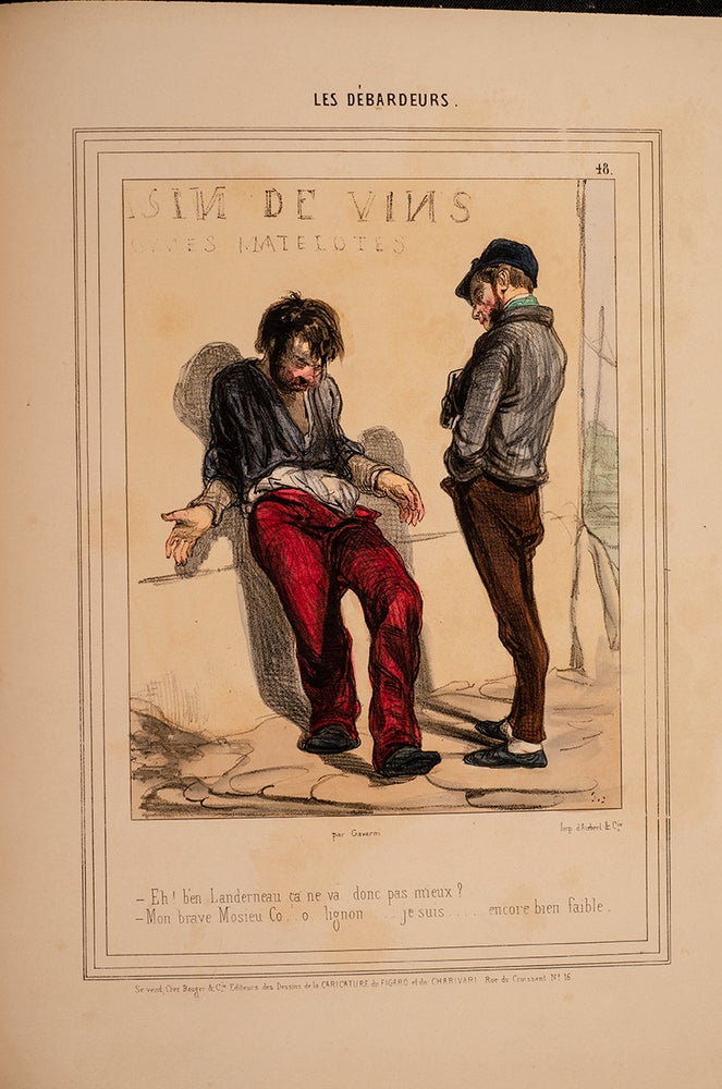 Item #05386 Les Débardeurs. Paul GAVARNI, Guillaume Sulpice Chevallier.