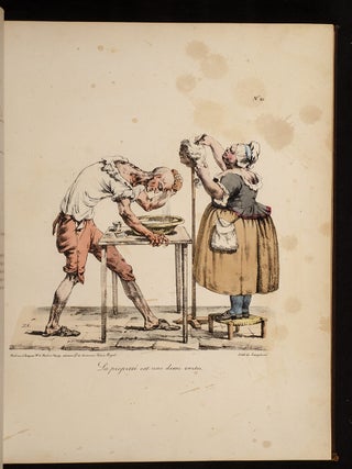 Proverbes et Bons Mots Mis en Action, d'après les Moeurs Populaires;