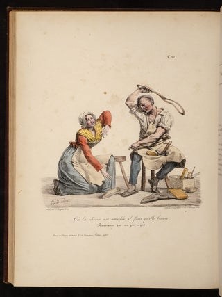 Proverbes et Bons Mots Mis en Action, d'après les Moeurs Populaires;