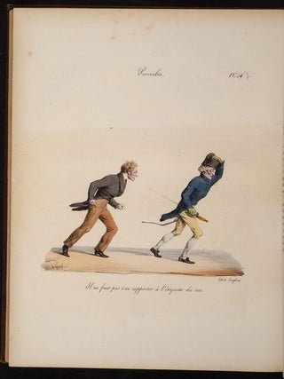 Proverbes et Bons Mots Mis en Action, d'après les Moeurs Populaires;