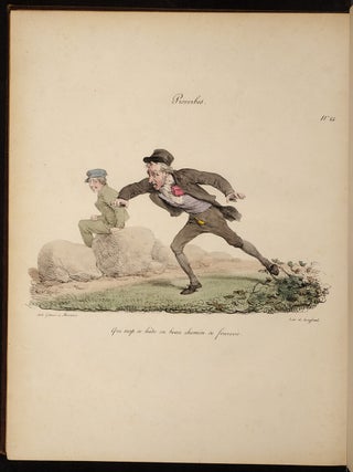 Proverbes et Bons Mots Mis en Action, d'après les Moeurs Populaires;