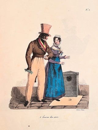Item #05404 Recueil des Scènes Familiéres, et de Société de Paris. Jean-Gabriel SCHEFFER, J...