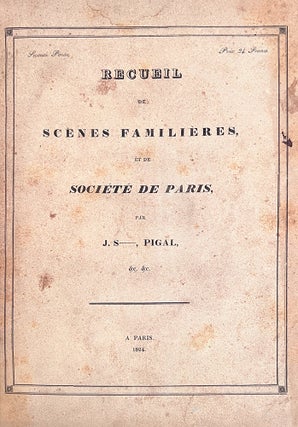 Recueil des Scènes Familiéres, et de Société de Paris