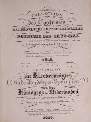 Collection des Costumes des Provinces Septentrionales du Royaume des Pays-Bas