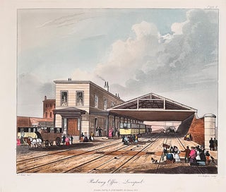 Coloured Views on the Liverpool and Manchester Railway, with Plates of the Coaches, Machines, &c.