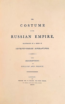 Costume of the Russian Empire, The