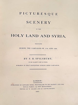 Picturesque Scenery in the Holy Land and Syria,