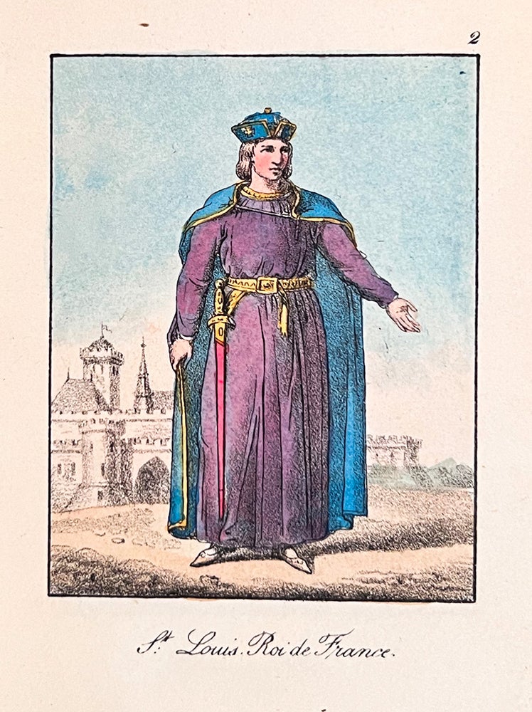 LECOMPTE, Hippolyte; SCHARF, George, artist; HULLMANDEL, Charles, printer; BAYNTUN, binder - Costumes Francais, de 1200  1715